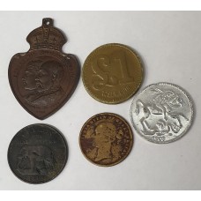 GREAT BRITAIN . RARE AND SCARCE . TOKENS, BADGE AND COINS